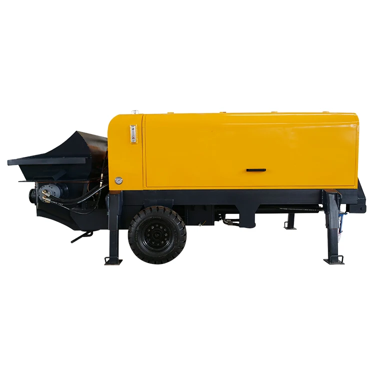 Portable Hydraulic Concrete conveying transport pump for high rise use
