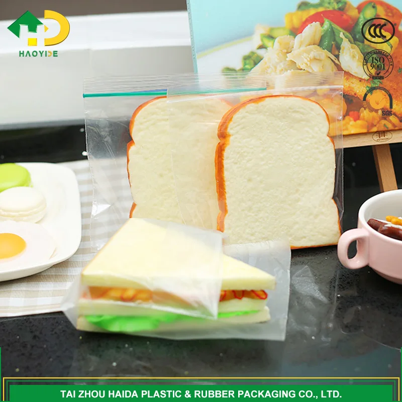 
Different sizes LDPE Sandwich bread bags 