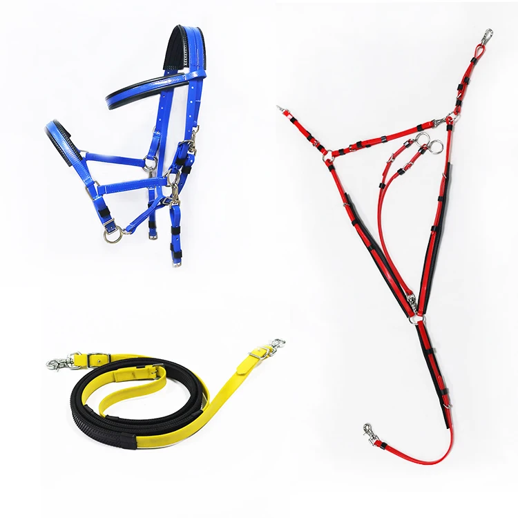 China Made Horse Equipment pvc endurance horse bridles set Bridle