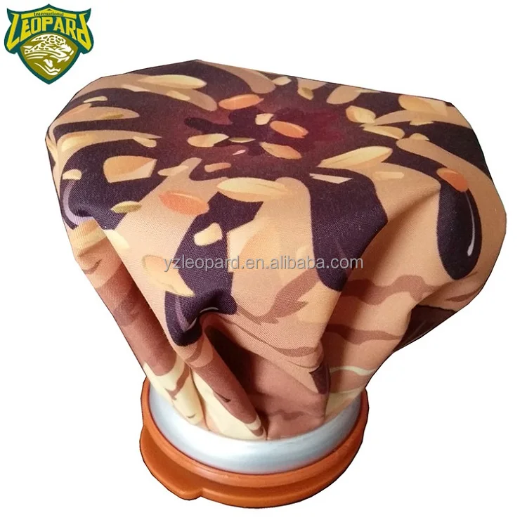 Eco-friendly 6 inch portable mint chocolate muscle cooler green cake reusable ice pack hot cold therapy bag