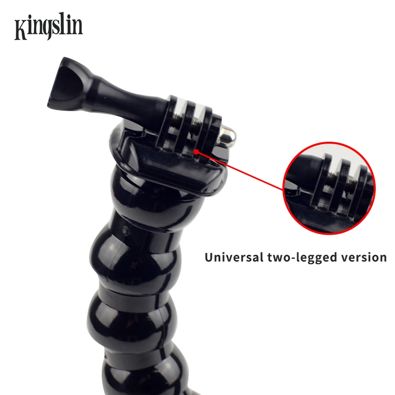 
Adjustable Jaw Flex Clamp Mount Flexible Neck for Go pro Accessories Jaws Monopod Tripod 