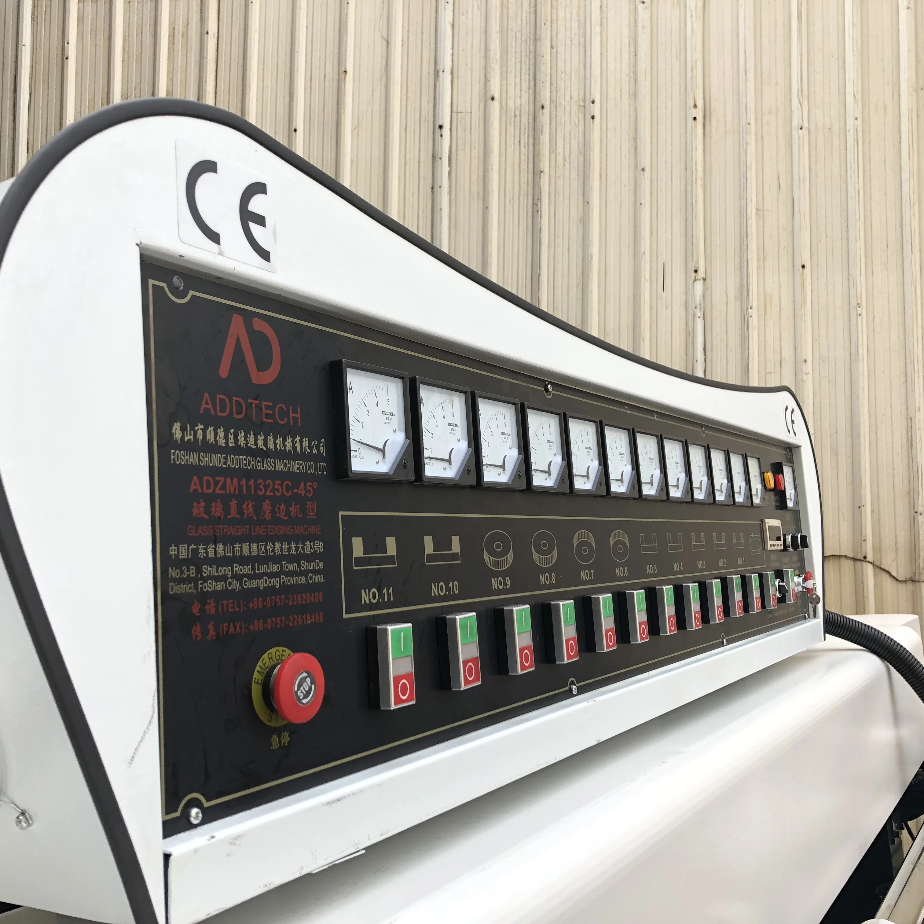 Glass Edging machine with ABB MOTOR  in DUBAI