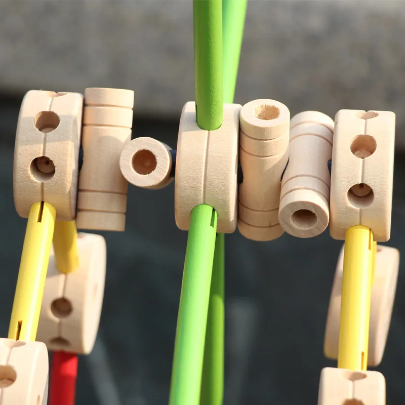 2020 Wooden Education Smart Educational Set Big Balance Contraption Block Game Toys WBC34