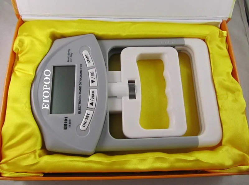 Digital LCD Dynamometer Hand Grip Power Measurement Strength Meter Mucle Developer for Body Building Gym Exercises