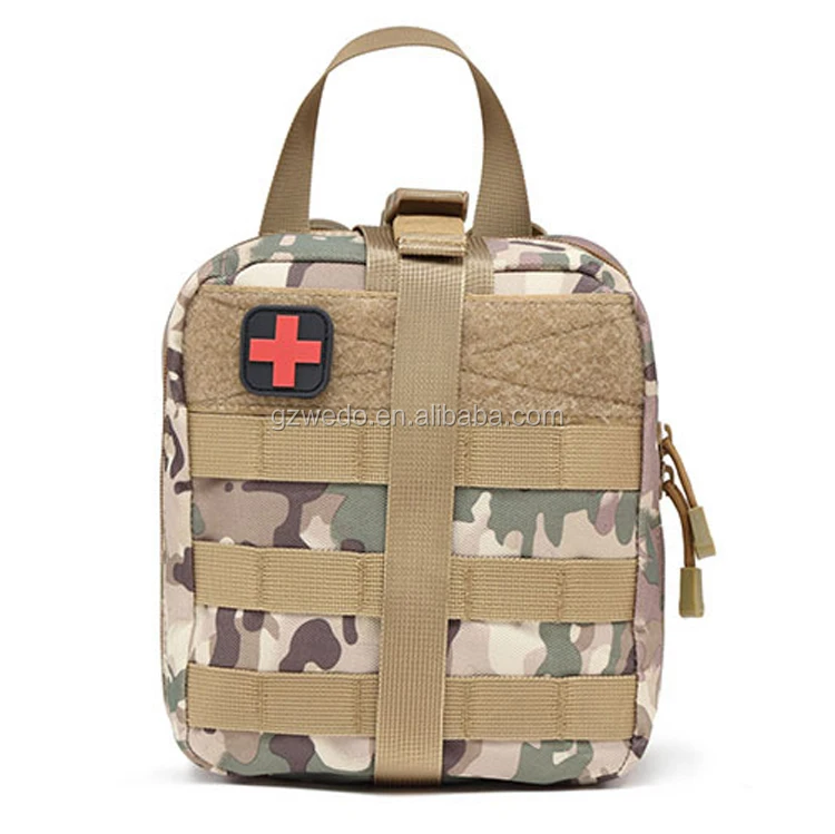 1000D Tactical Molle EMT Medical Utility First Aid IFAK Pouch, Large Rip Away Empty EDC Emergency First Aid Bag