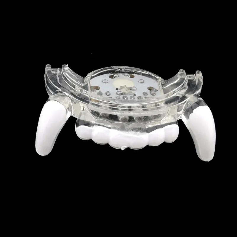 LED flashing teeth light mouth guard for halloween party
