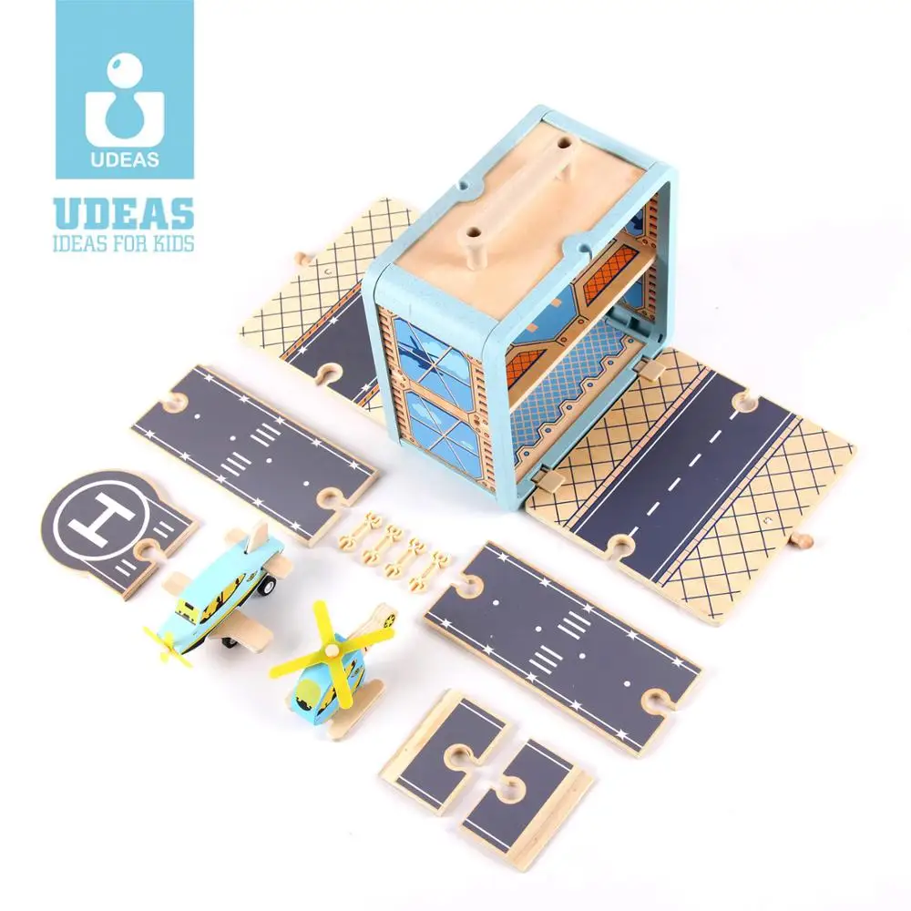 
High quality Kids Toys Wooden Boxset Toys Airplane Toy 