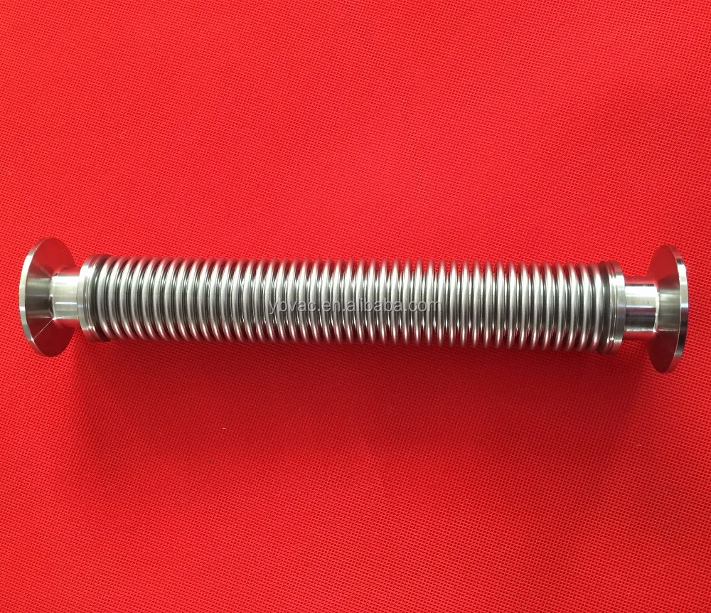 metal flexible hose with sanitary ferrule for medical use