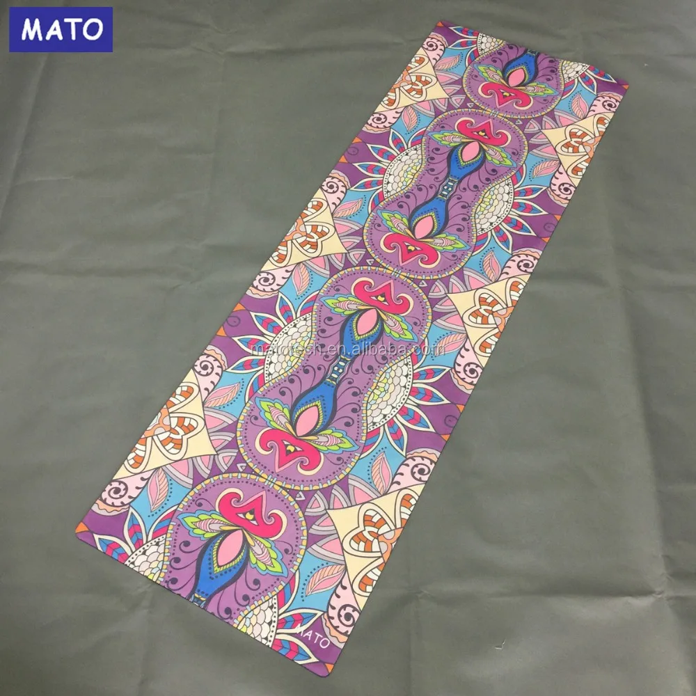 100% Microfiber Suede Customizable Natural Rubber New Yoga Mat