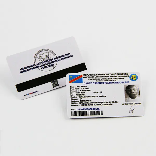 Custom blank gift barcode Plastic hi-co card lo-co card PVC Magnetic Stripe card printing