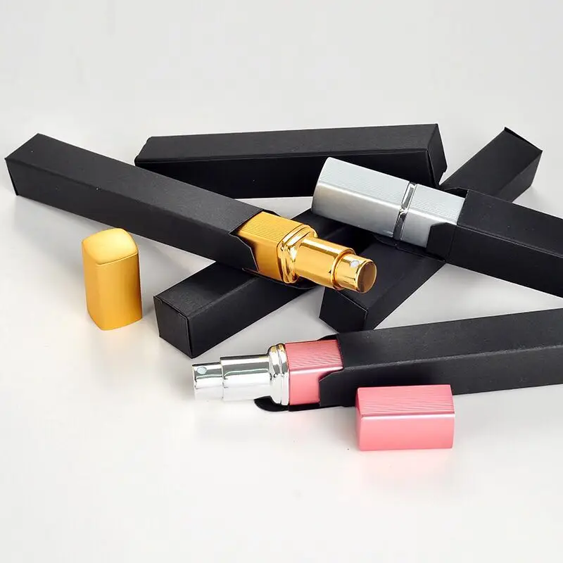 black perfume bottle aluminium spray bottle with atomizer