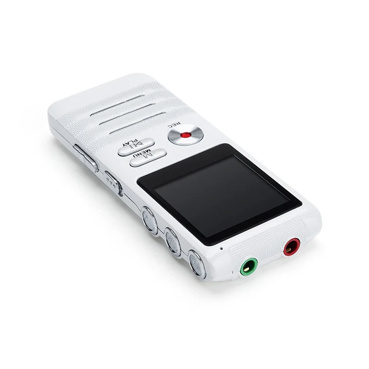 Double Microphone Noise Cancelling HD Recording 1536kbps Digital Voice Recorder