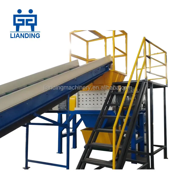 Double shaft shredding machine / scarp metal shredder / plastic shredder machine