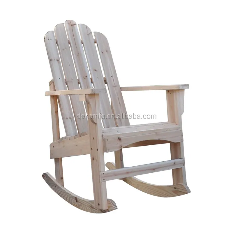 Rocking Chair Wood Slat Furniture For Patio Porch Living Room Indoor Outdoor Deck Patio Backyard Rocking Chairs