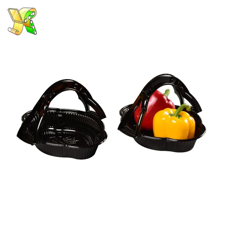 
Disposable fruit basket packaging plastic basket basket fruit pet 