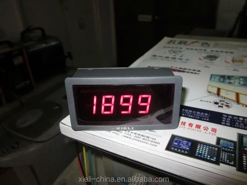 220vac powered ampere panel meter