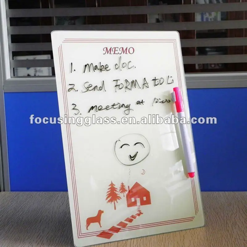 
with stand desk small size portable magbetic board 