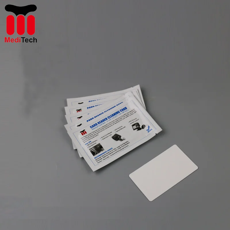 IPA Pre-saturated  CR80 Cleaning Card for Card Readers and ID Card Printers
