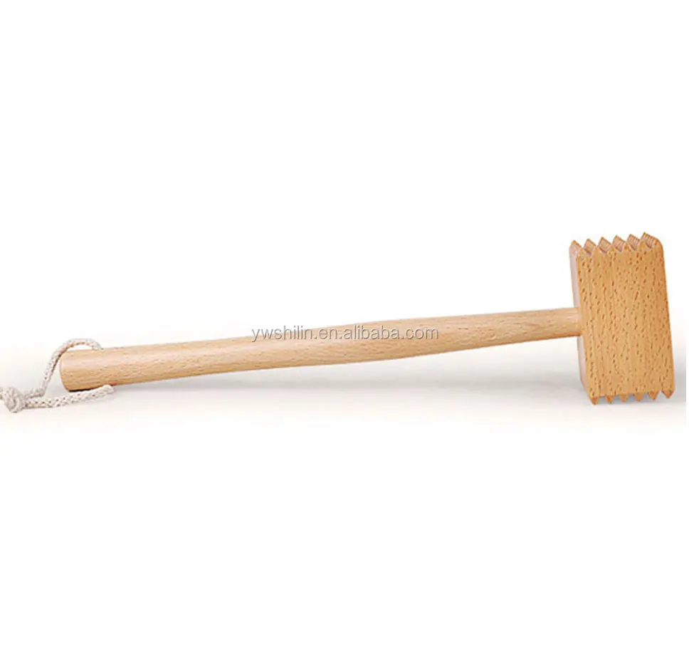 new design hot sales wooden meat hammer