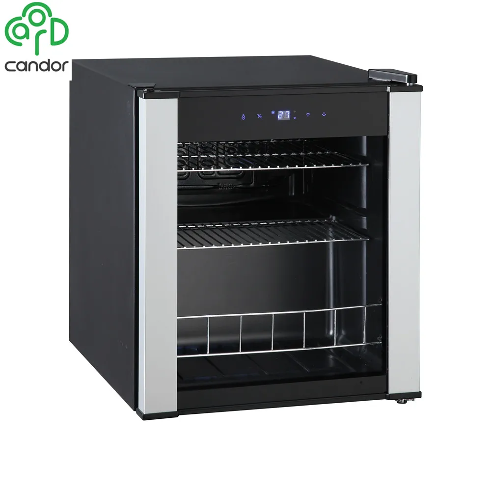 15 bottles table top compressor wine cooler glass door wine cellar