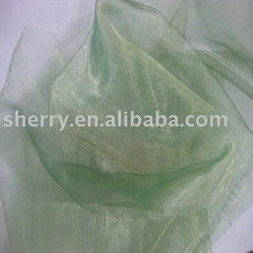 
Fashionable New Design Fabric 100% nylon plain dyed Organza for wedding dress 