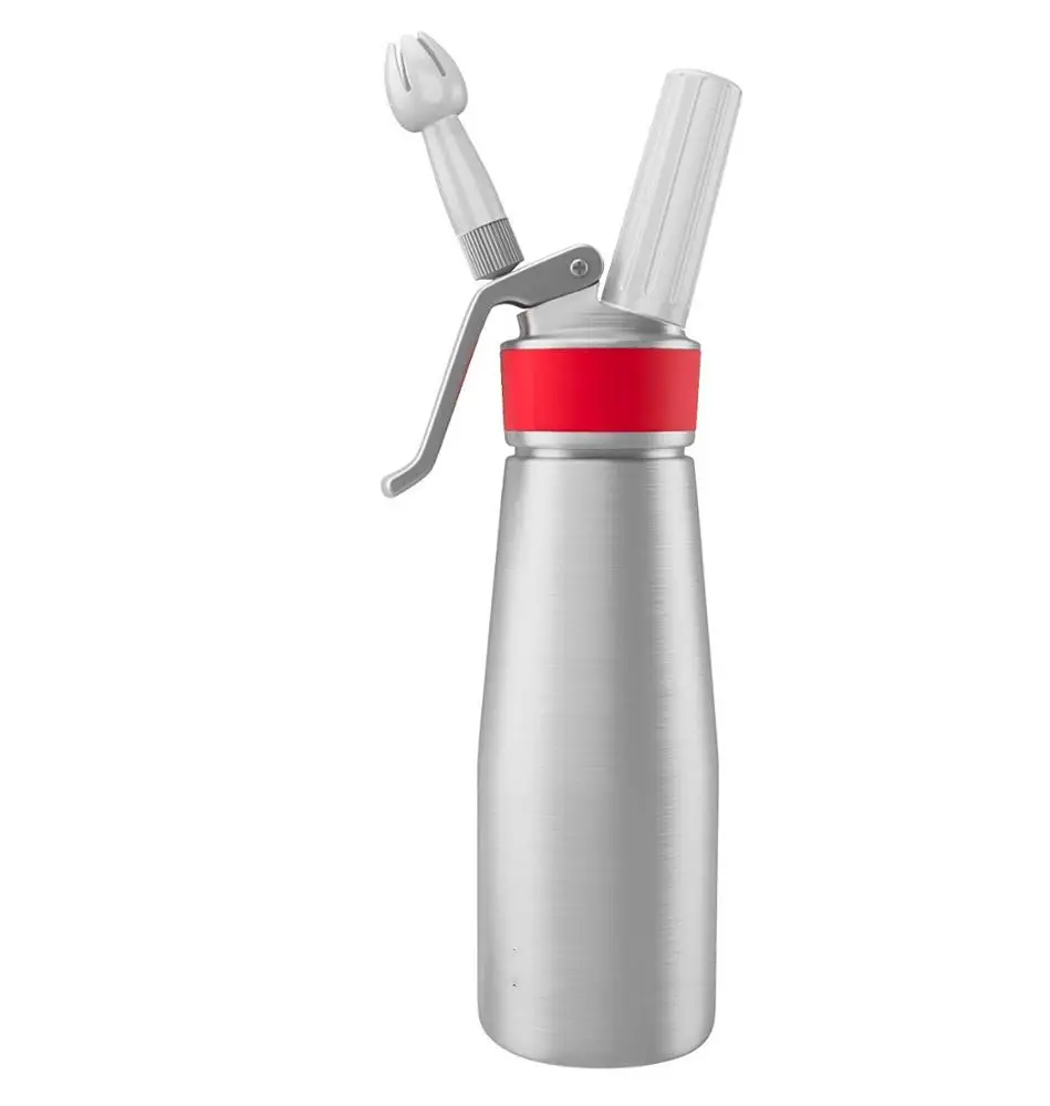 Amazon Hot Professional 1 Pint Professional Coffee Dessert Cream Butter Aluminum Whipped Cream Dispenser
