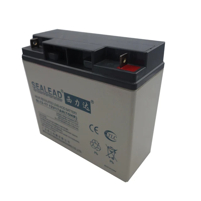 High quality 12v 17ah sealed lead acid solar battery for supply