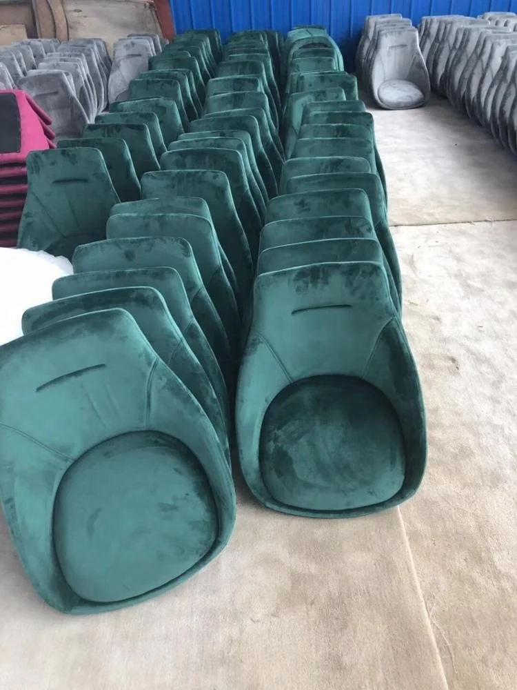 High quality fabric swivel chair new velvet dining chair office chair