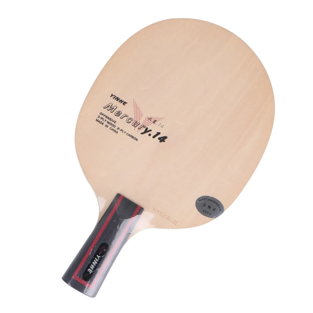 Углеродная летучая мышь Yinhe Y14 для пинг-понга, Классическая конструкция, лезвие для быстрой атаки настольного тенниса