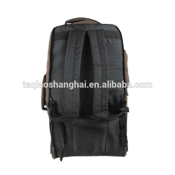 Big capacity trolley travel bag carry on hiking backpack