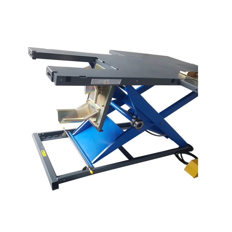 H815 450kg wide front rear extension available pneumatic motorcycle lift