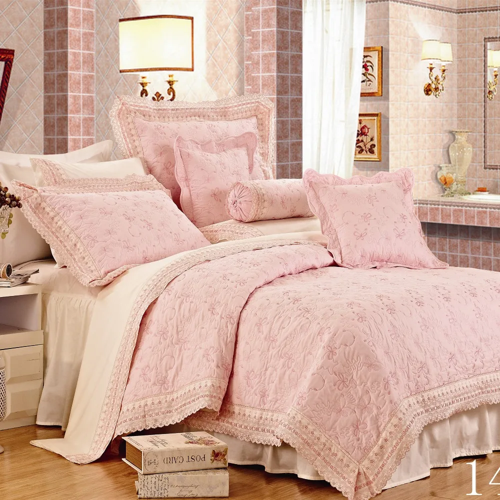 Оптовая продажа стеганые домашние коричневые покрывала на заказ