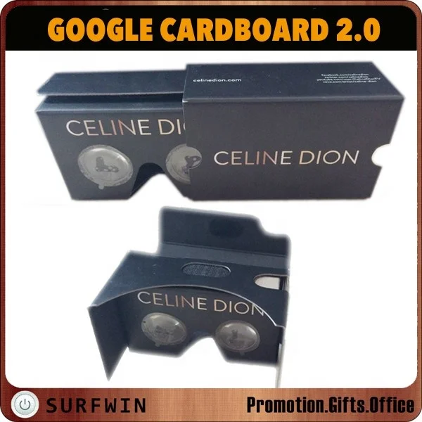 Virtual reality glasses 2.0 Google Cardboard 3D VR glasses for smart phone