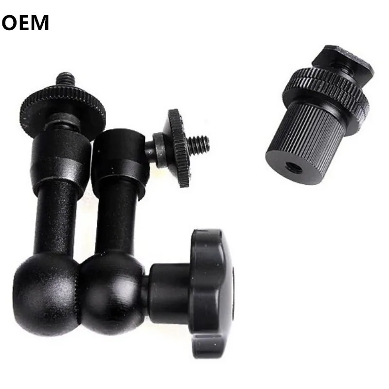 Фрикционный артикулирующий кронштейн F14412, 7 дюймов, разъем горячий башмак, винт 1/4 дюйма для цифровой зеркальной камеры, ЖК-монитора LED Li