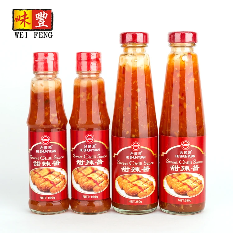 Since 1998 Factory Direct Sale Free Sample 320g Red Chilli Pepper Sweet Chili Sauce For Supermarket