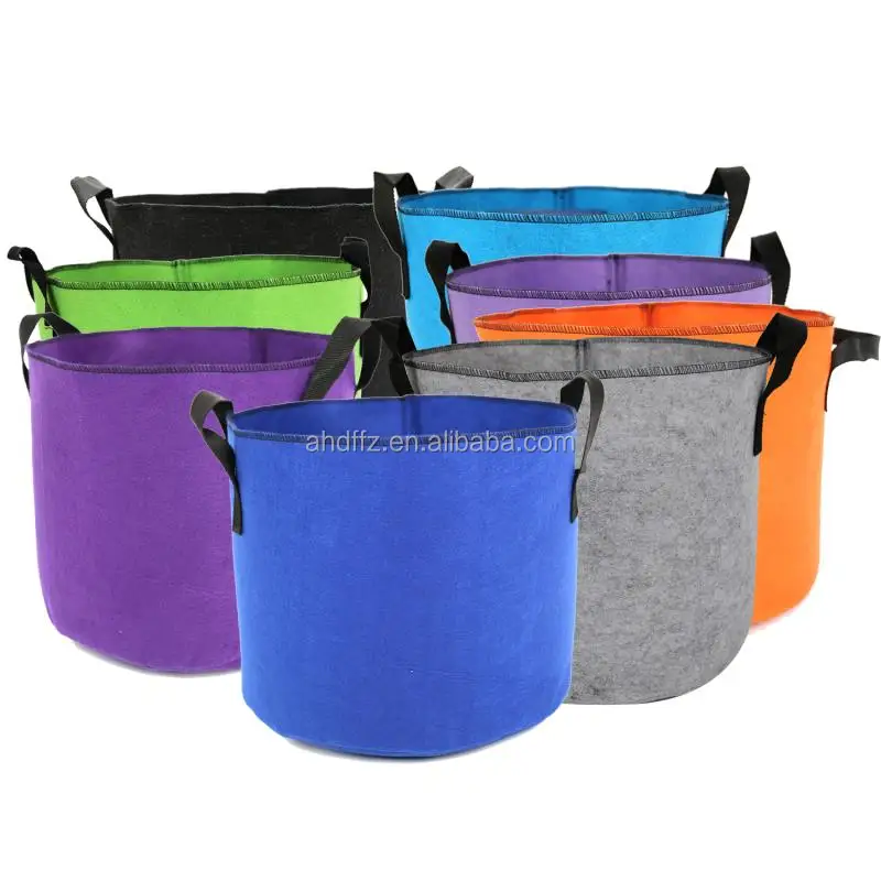 
nonwovenfabricgrowingbagsaeration fabric pots smart plant pots 