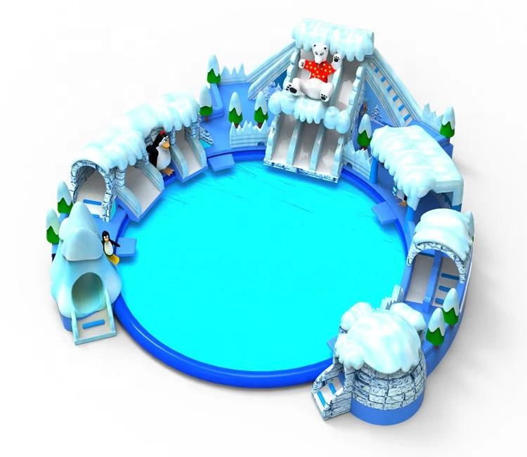 
outdoor floating water slide for kids and adults commercial inflatable bouncer 