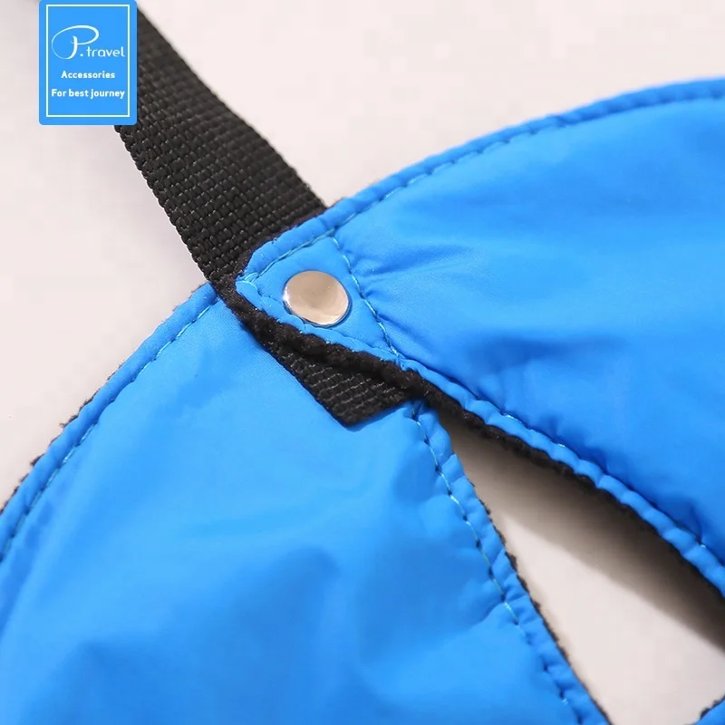 P.travel Car Seat Airplane Chair Desk Adjustable Universal Folding Footrest Foot Rest Hammock Nylon + Fleece + Silk Floss