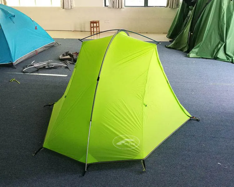 Ultra Light Double Wall Siliconized 20D R/S Polyamide 1-2 Person Professional Mountain Climbing Equipment Tent Manufacturer