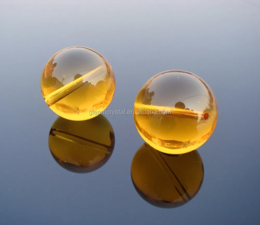 Seven Color Glass Ballwith hole, High quality solid Crystal Ball