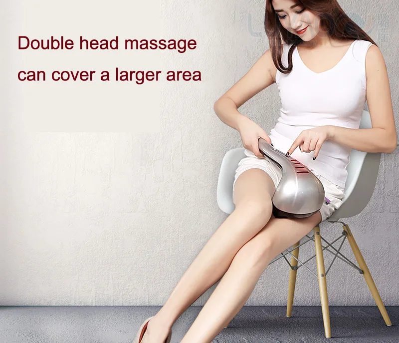 LUYAO LY-627A Deep Tissue Percussion Double Head Full Body Massager