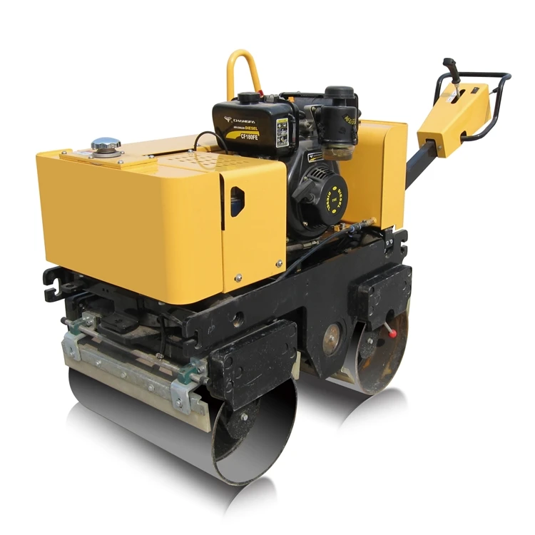 single drum hand vibratory road roller,dual drum walk behind road roller