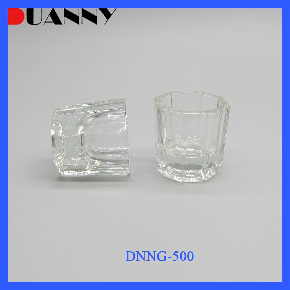 Wholesale Glass Clear Crystal Liquid Cup for Cosmetic Nail Care Tools
