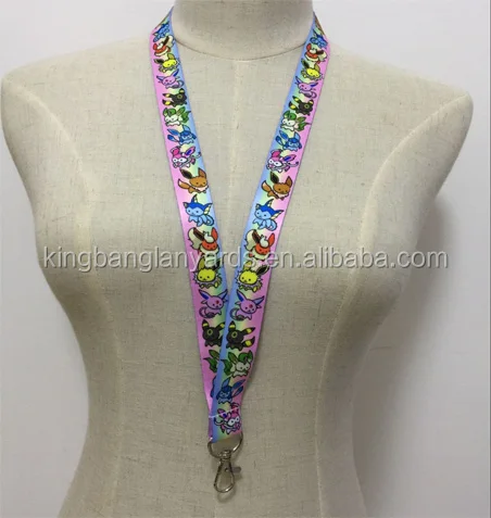 Рекламный шнурок из полиэстера с сублимационной печатью на заказ оптом из Китая