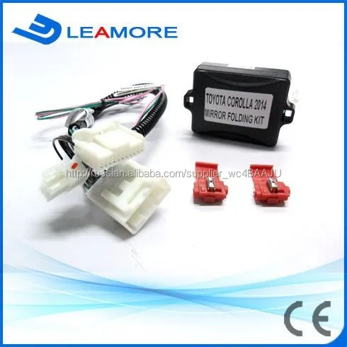 Авто складной автомобилей зеркала комплект для TOYOTA COROLLA 2014 тип питания складывающиеся зеркала бойко