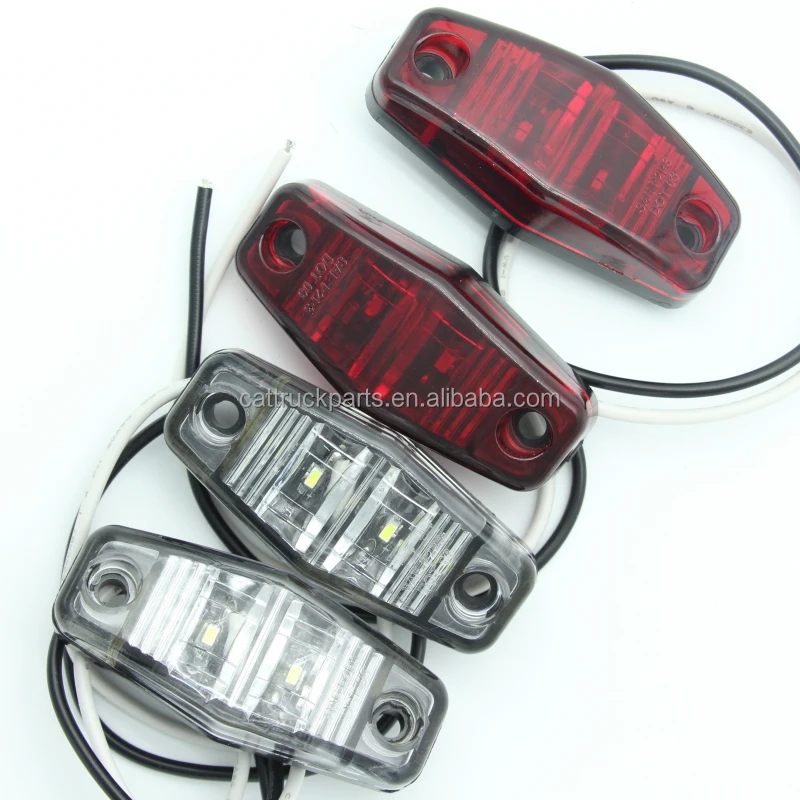 
New Products LED Light Red/Amber Surface Mount Clearance Universal Side Marker Trailer 