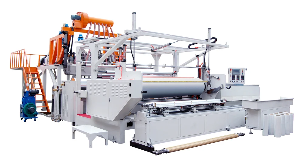 Fully Automatic High Speed 3 Layer or 5 Layer Stretch Cling Film making machine