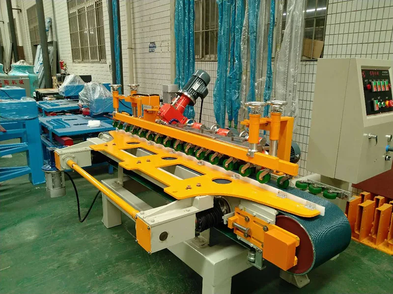 Professional 2+1 Single side auto polishing grinding chamfer machine for ceramic tile edge