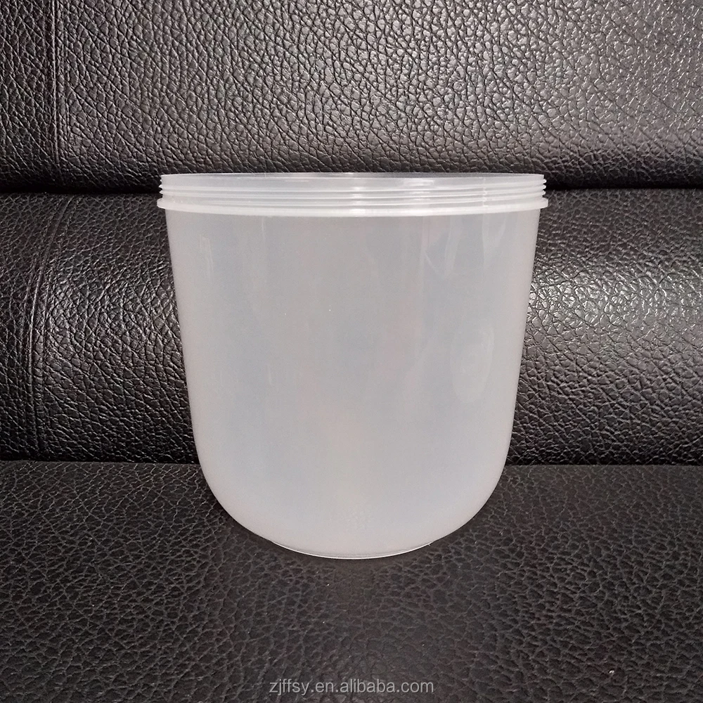 Translucent PP plastic barrel 5 liters capacity raw material bucket with lid