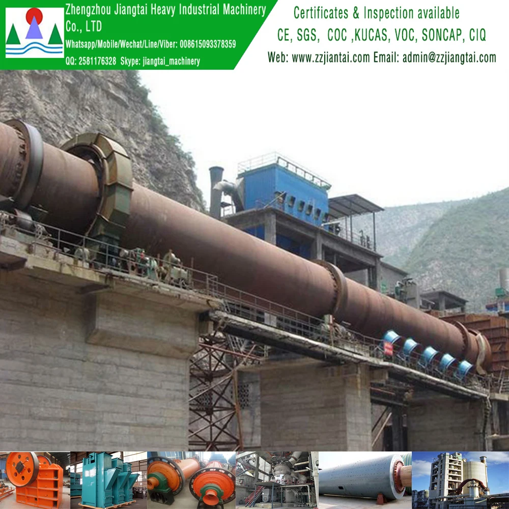 Rotary Kiln calciner For Anthracite Hydraulic fracturing proppants LWA EXpaned Clay Aggregate LECA production processing plant
